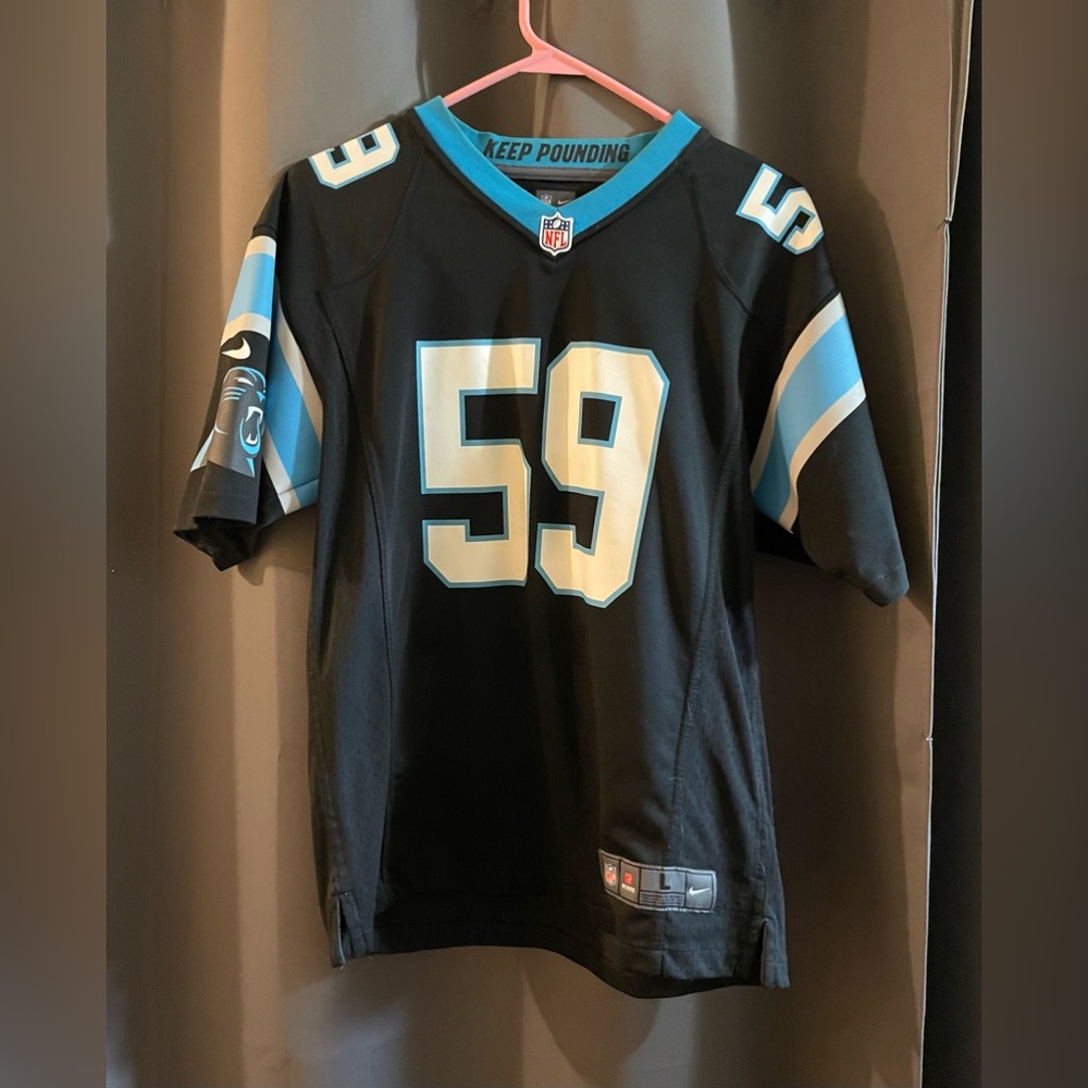 Carolina Panthers Kuechly Jersey (Juniors Large)